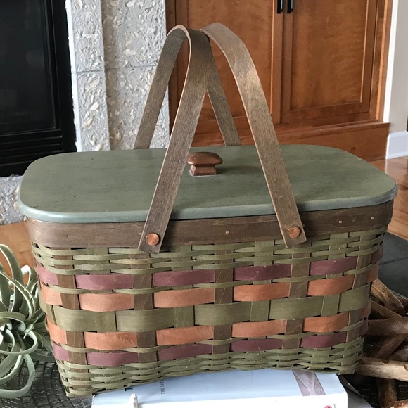 AMERICAN CRAFT TRADITIONS LONGABERGER MARKET BASKET SET - Picture 1 of 10